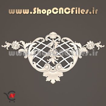 طرح سه بعدی کتیبه سی ان سی سنگ