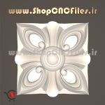 طرح سه بعدی روزت سی ان سی