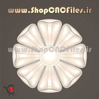 مدل سه بعدی روزت سی ان سی سنگ