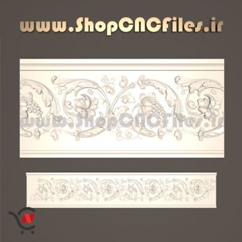 مدل سه بعدی ابزار گلبرگی طولی سی ان سی سنگ