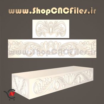طرح سه بعدی سی ان سی باکس زیر سری سنگ قبر