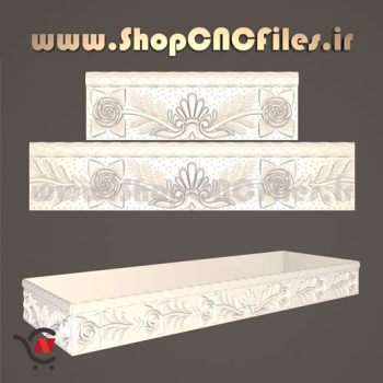 طرح سه بعدی زیر سری سنگ قبر سی ان سی سنگ